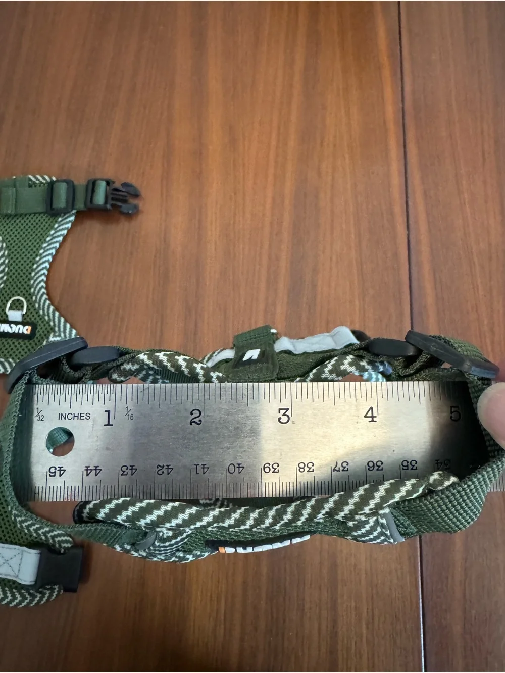 Pair of Olive Green Mesh Pet Harnesses